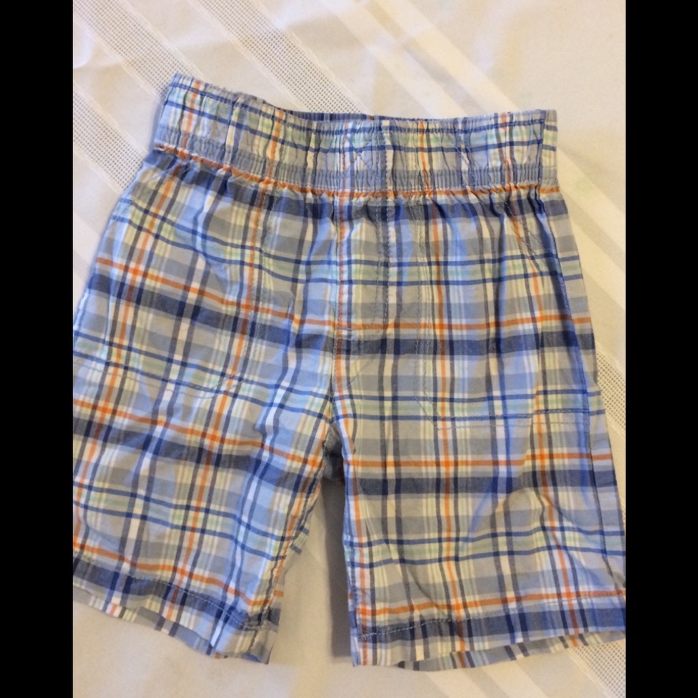 Carters plaid shorts, 4t